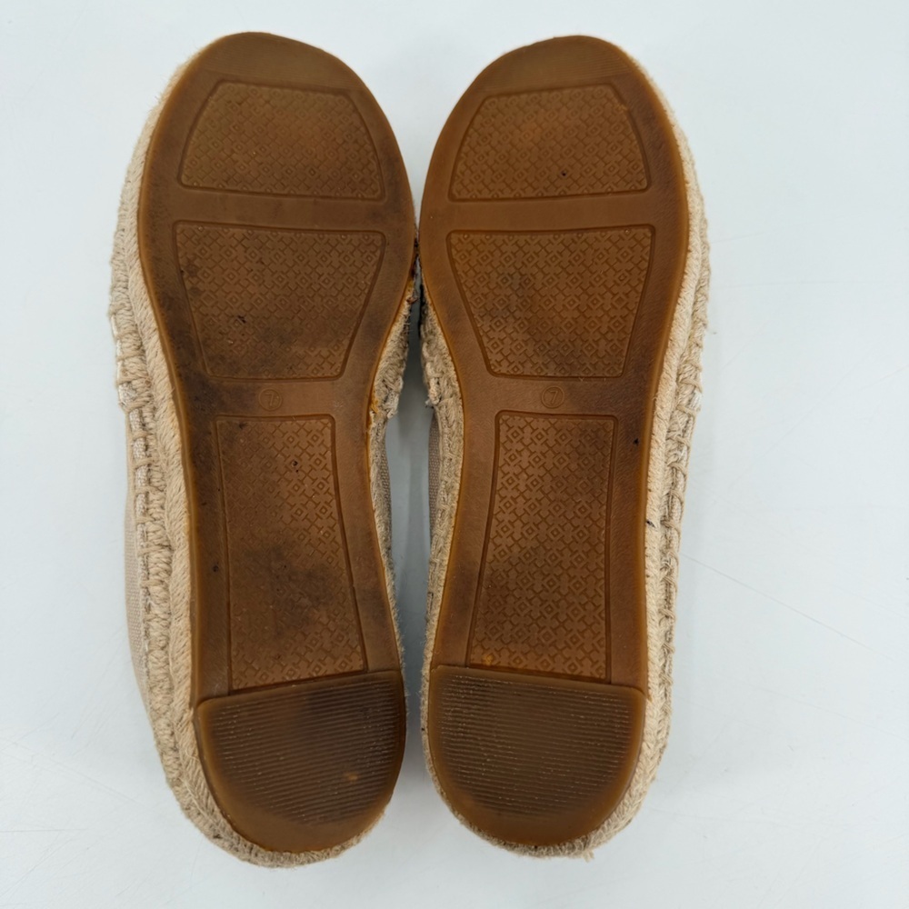 Tory Burch Espadrille Flats Shoes Size 7 FLAWS - Picture 8 of 8